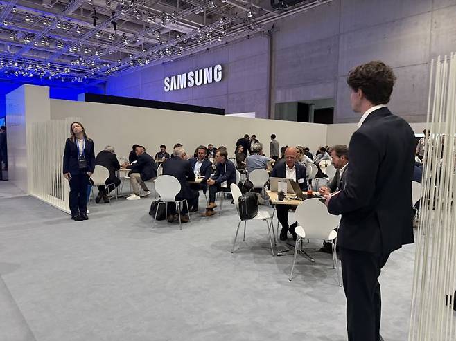 삼성전자가 IFA 부스 내 비스니스 미팅 공간을 마련, 현지와 접점을 늘렸다. 사진=임수빈 기자