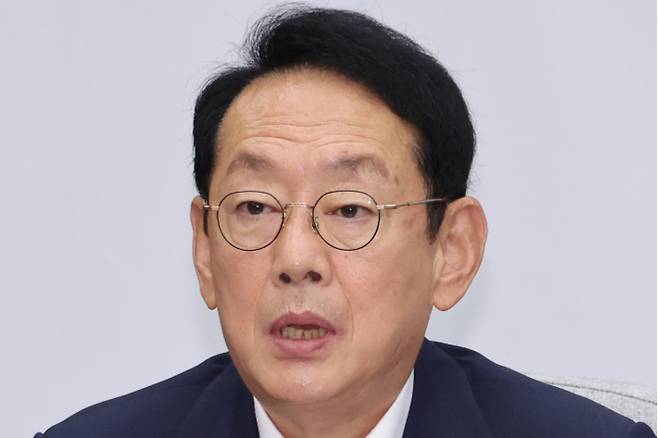 발언하는 김도읍 국민의힘 정책위의장. 연합뉴스