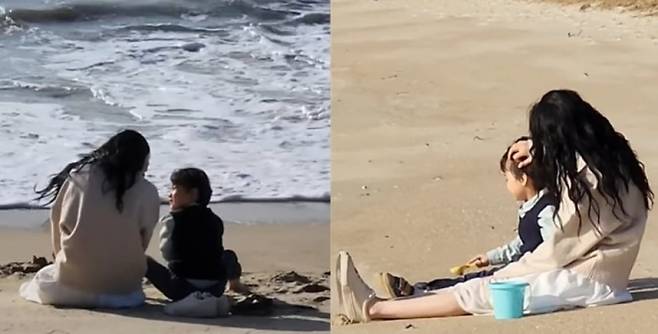 배우 고현정과 아역 배우 조세웅군. 조세웅군 모친 인스타그램 캡처