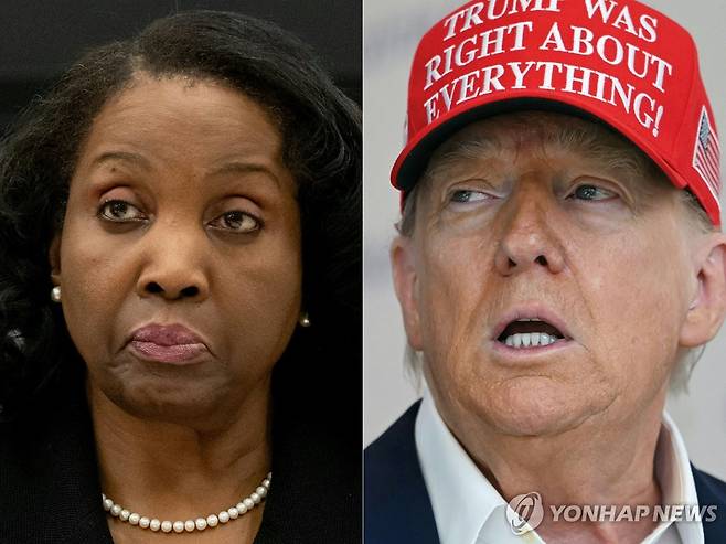 리사 쿡 연준 이사와 도널드 트럼프 대통령 [AFP 연합뉴스 자료사진. 재배부 및 DB 금지]