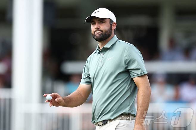 남자 골프 세계랭킹 1위 스코티 셰플러(미국). ⓒ AFP=뉴스1