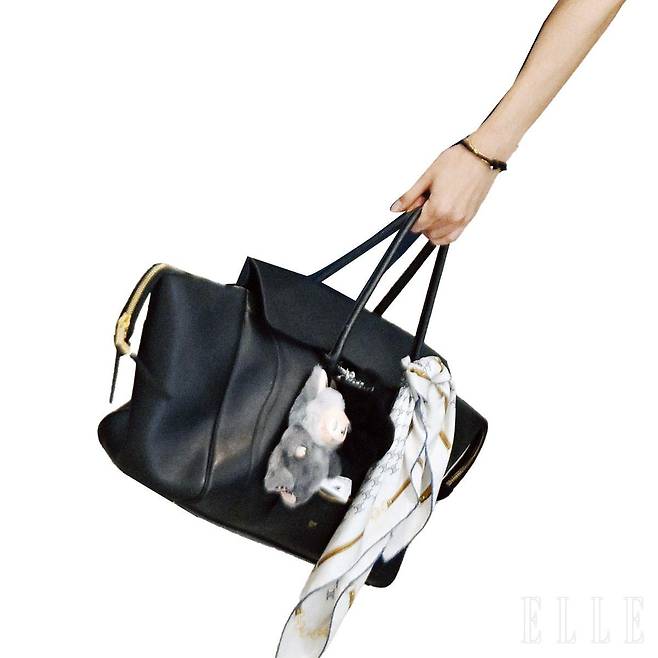 마이클 라이더가 2026 S/S 시즌에 선보인 셀린느의 뉴 러기지 백.