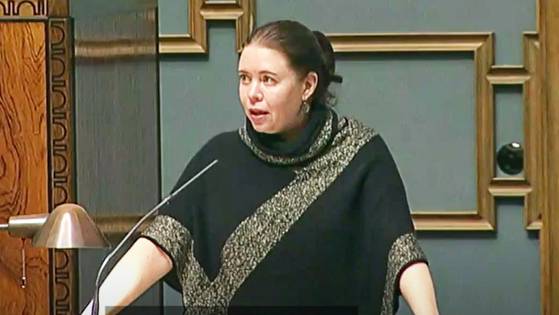 안나 칸툴라 핀란드 국회의원. 유튜브 캡처