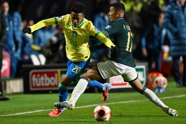 브라질 신성 에스테방은 충격적인 패배의 현장에 있었다. 사진=AFP=연합뉴스