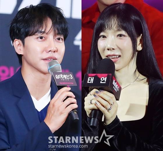 왼쪽부터 이승기, 소녀시대 태연 /사진=스타뉴스