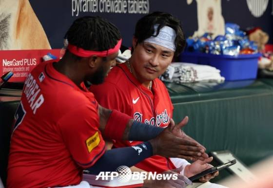 애틀랜타 브레이브스 내야수 김하성(오른쪽). /AFPBBNews=뉴스1