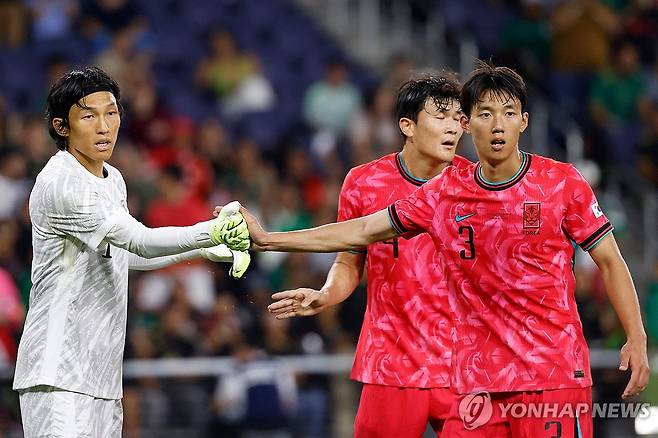 멕시코와의 경기에 출전한 김승규 [게티이미지/AFP=연합뉴스]