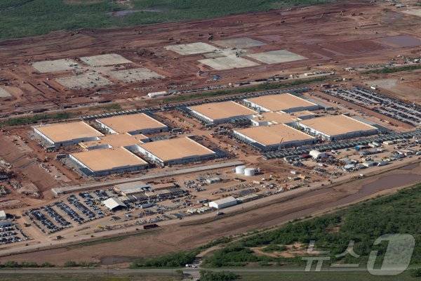 스타게이트 프로젝트에 따라 미국 내 지어지고 있는 AI 특화 데이터센터. (출처=뉴스1)