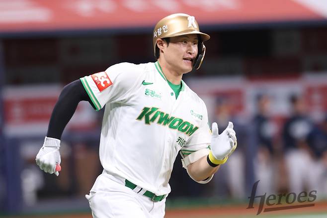 11일 NC전 키움 승리를 이끈 주성원. 사진=키움 히어로즈