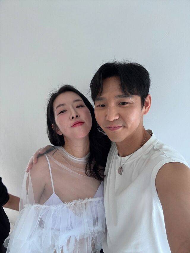 그룹 캣츠 출신 김지혜와 파란 출신 최성욱/김지혜 소셜미디어