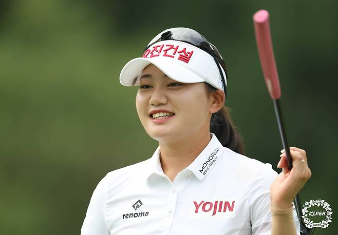 노승희는 “내 골프는 ‘꾸준함’이다. 앞으로도 꾸준하고 성실하게 플레이하면 성적은 자연히 따라올 것으로 믿는다”고 했다.     [KLPGA 제공]