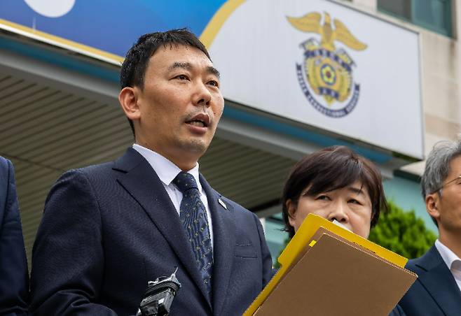 국회 법사위 소속 더불어민주당 김용민 간사. 연합뉴스