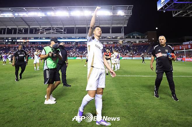 미국 프로축구 메이저리그사커(MLS) 로스앤젤레스(LA)FC의 손흥민. /AFPBBNews=뉴스1