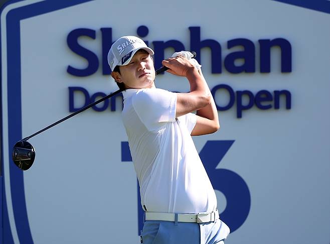 양지호의 1라운드 경기 모습.  [신한금융그룹 제공. 재판매 및 DB 금지]