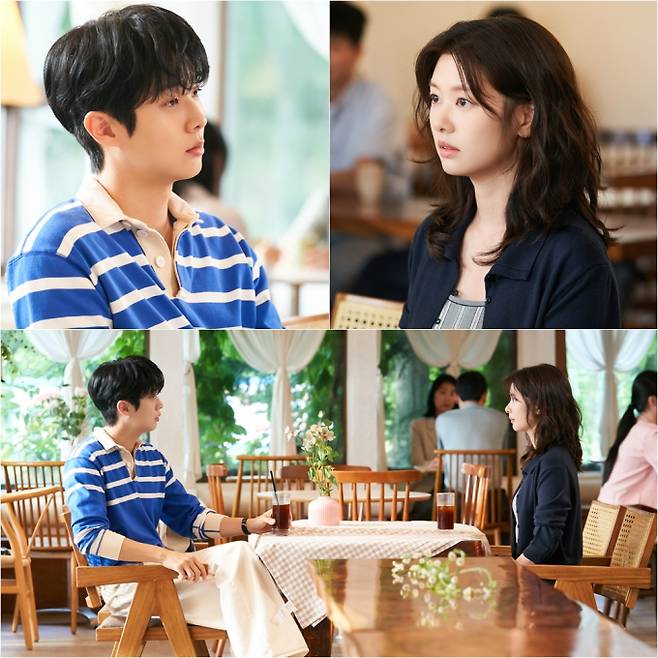 ‘우주메리미’ 극과 극 눈빛 (사진: SBS)