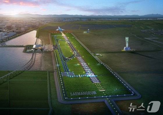 새만금국제공항 조감도.(전북도 제공)/사진=뉴스1