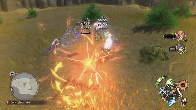 ▲ 일부 몬스터는 물리 공격 내성 혹은 회피가 붙어 있어 커맨드 전투가 효율적이다