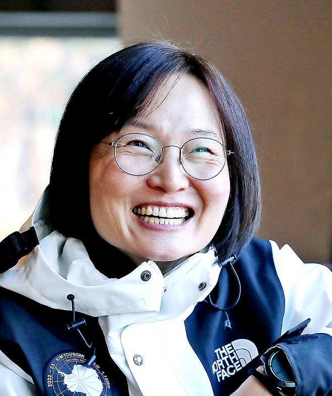 제24회 대한민국 산악대상 수상자로 선정된 김영미 대장. 대한산악연맹