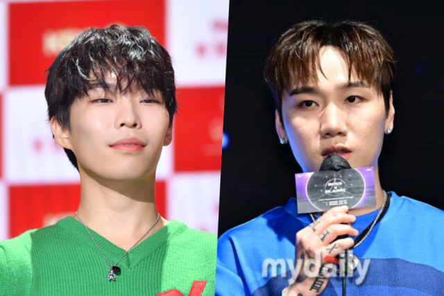 그룹 악뮤 멤버 이찬혁(왼쪽), 래퍼 저스디스 / KBS 및 마이데일리