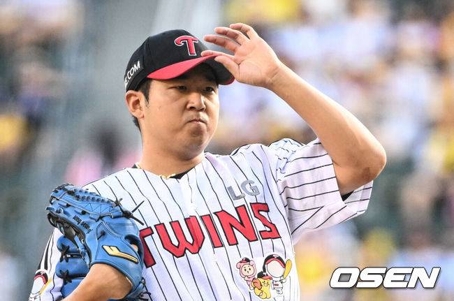 [OSEN=조은정 기자] LG 송승기. 2025.08.07 /cej@osen.co.kr