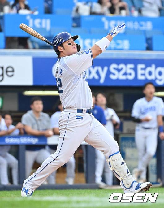 [OSEN=대구, 이석우 기자]  삼성 라이온즈 박병호 105 2025.06.25 / foto0307@osen.co.kr