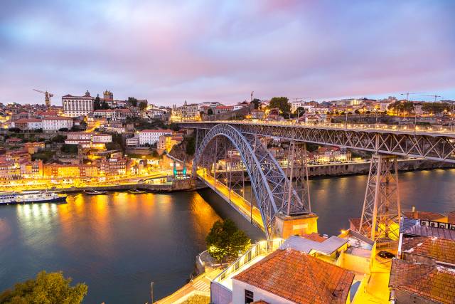 포르투갈 포르투의 동 루이스 다리. 이미지투데이