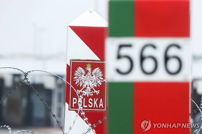 폴란드-벨라루스 국경 [타스 연합뉴스 자료사진. 재판매 및 DB 금지]