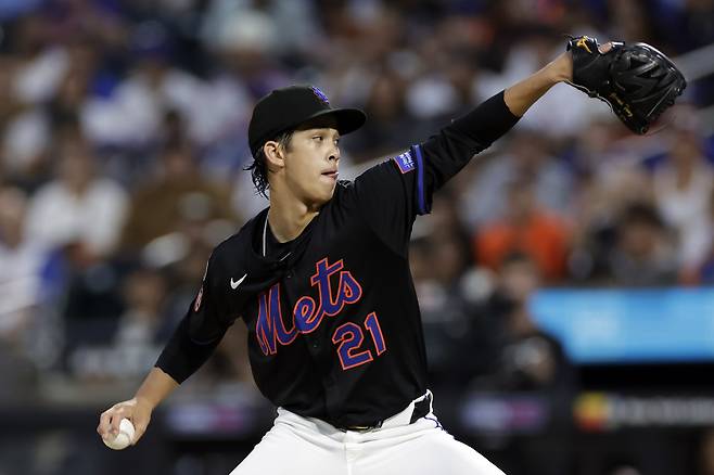 뉴욕 메츠 선발 조나 통. AP연합뉴스