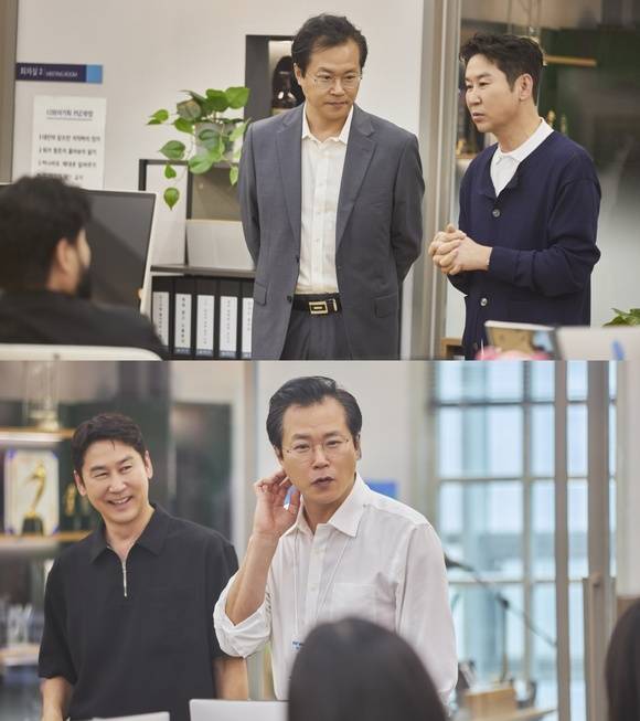 백현진이 '직장인들2'에서 까칠하고 예민한 백현진 부장 역을 맡아 열연하고 있다. /쿠팡플레이