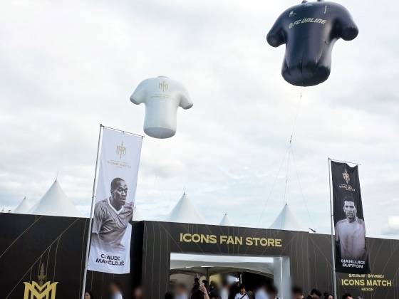 ‘2025 아이콘매치’ 외부 부스 현장