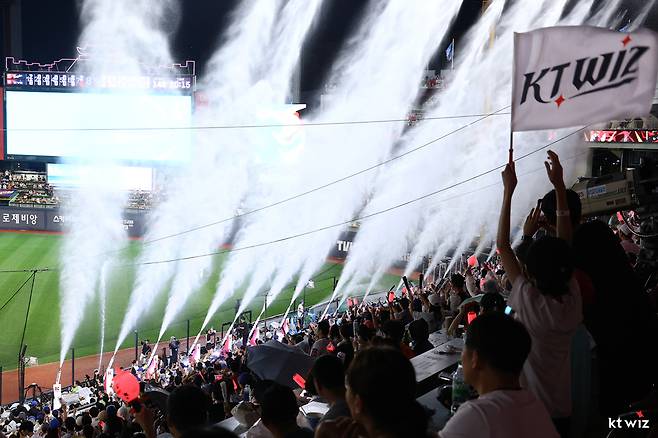 KT Wiz' summer water festival in 2024 (KT Wiz)