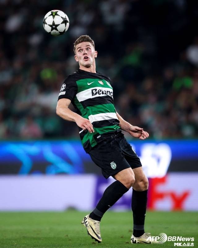 요케레스는 “놀라운 상을 받게 돼 정말 영광이다. 직접 현장에 갈 수 없었지만 선수들, 코치진, 구단, 그리고 시즌 내내 나를 응원해준 모든 스포르팅 팬에게 감사하다”고 이야기했다. 사진=AFPBBNews=News1