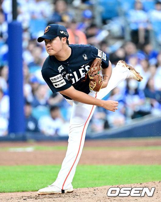 [OSEN=최규한 기자] 한화 정우주. 2025.09.06 / dreamer@osen.co.kr