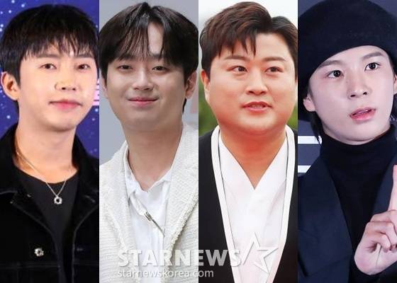 (왼쪾부터) 임영웅, 이찬원, 김호중, 정동원 /사진=스타뉴스