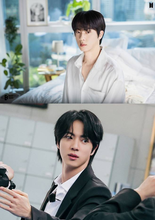 '눈빛 하나로 시선 압도' 방탄소년단 진, 드라마 주연으로 가장 보고 싶은 스타 1위