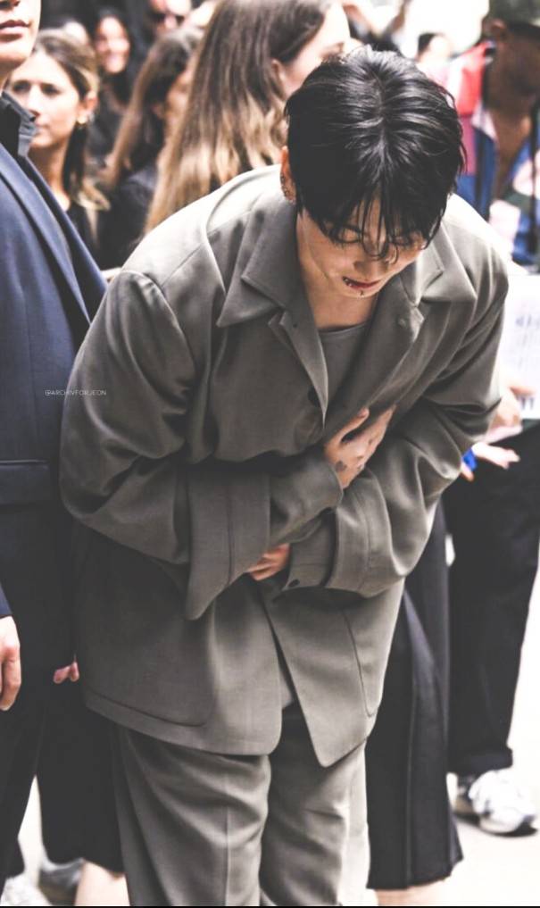 뉴욕패션위크에 참여한 정국/사진=캘빈클라인 인스타그램