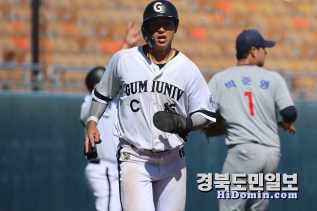 구미대 야구부가 '2025 KUSF 대학야구 U-리그'4강에 진출했다. 사진: 한국대학스포츠협의회