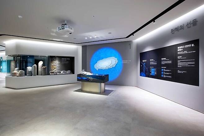 닥터유 제주용암수 홍보관.(오리온 제공)