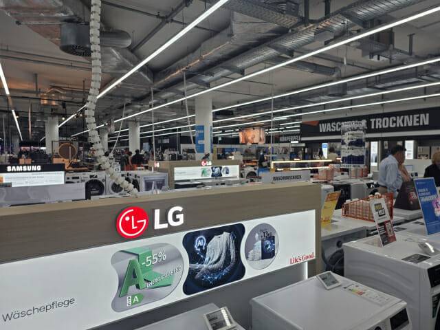 유럽 가전 매장 전경.(사진=전화평 기자)