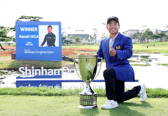 히가 가즈키.&nbsp; &nbsp; 사진=KPGA 제공&nbsp;