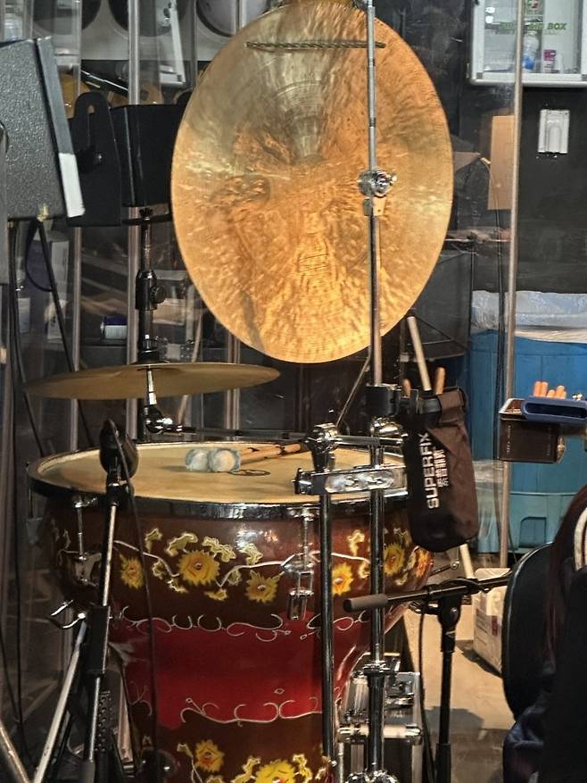 나고경에 쓰인 사진 속 징과 대고(북) /사진. 조동균