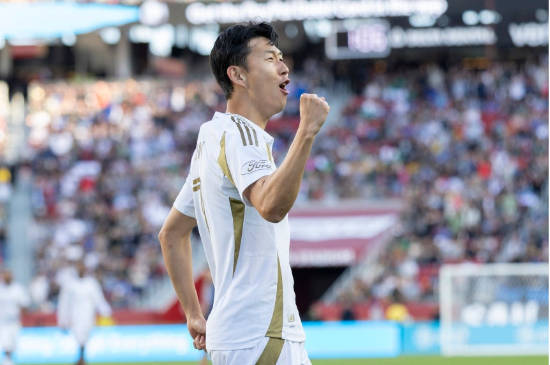 LAFC 손흥민이 14일 산호세전에서 시즌 2호골을 터트렸다. (사진=로이터 연합뉴스)