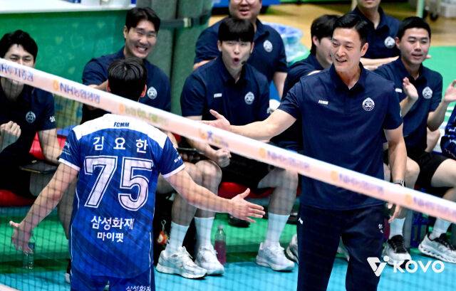 삼성화재 김상우 감독./KOVO