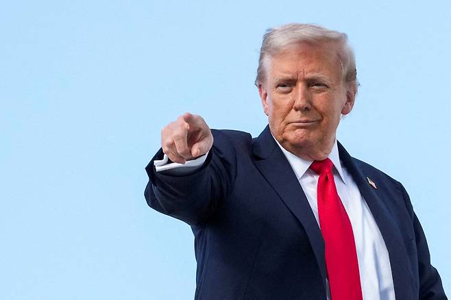 도널드 트럼프 미국 대통령 [로이터]