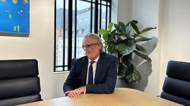 엔드류 데이비스 CVC캐피탈파트너스 크레딧 부문 대표가 14일 영국 런던 본사에서 서울경제신문과 화상 인터뷰를 하고 있다. 사진 제공=CVC캐피탈파트너스