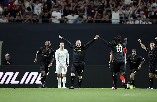 득점 후 기뻐하는 루니. FA포토