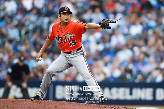 ▲ 볼티모어 오리올스 일본인 우완투수 스가노 토모유키
