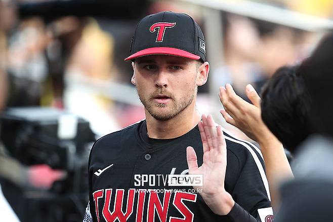 ▲ 14일 잠실 KIA전에 선발로 나서는 앤더스 톨허스트 ⓒ곽혜미 기자