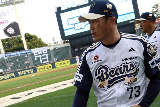 조성환 두산 베어스 감독대행. /사진=두산 베어스 제공