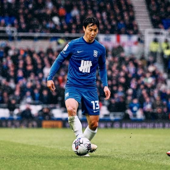 버밍엄 시티 미드필더 백승호. /사진=버밍엄 시티 공식 SNS 갈무리